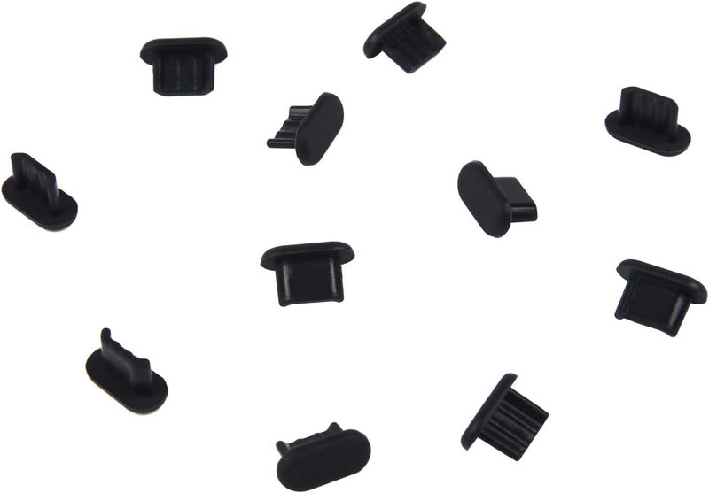 LEZE 25 PCS Micro USB Dust Plug, Silicone Anti Dust Plug for Micro USB Port, Micro USB Cap Port Cover Anti Dust Protector - Image 1